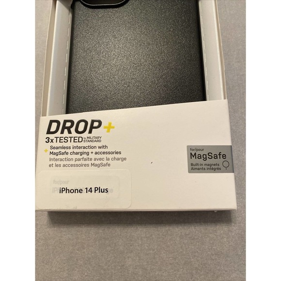 Otterbox Symmetry + Series for IPhone 14 Plus Magsafe - Black Slim Thin Sleek - Picture 2 of 7